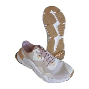 SOREL Women's Kinetic Renegade‎ Chalk, Eraser Pink Fashion Athletic Sz 8 #1015